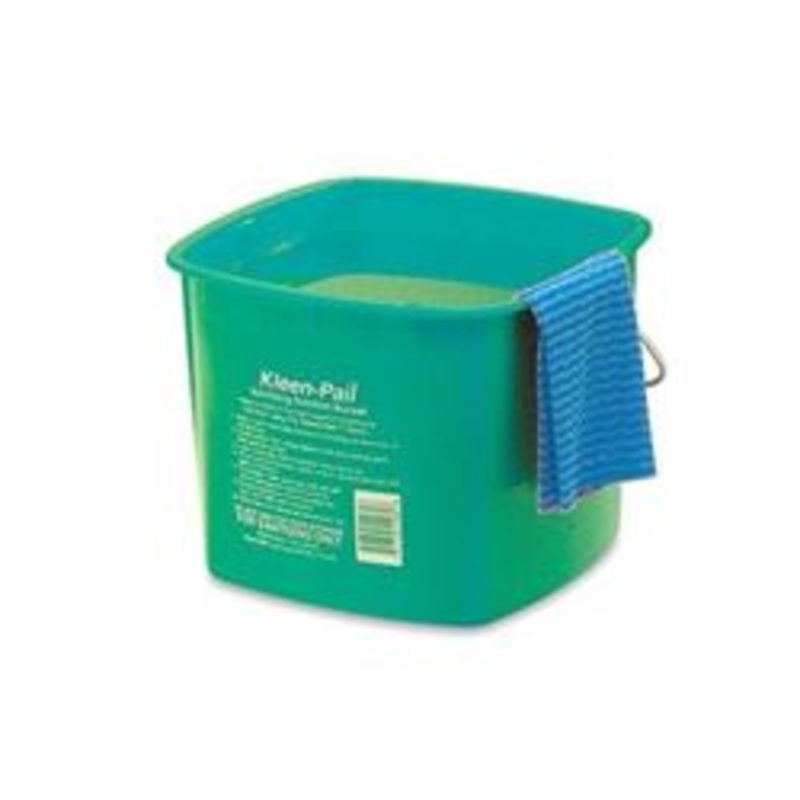 San Jamar Kleen-Pail, 6 qt, Plastic, Green- KP196GN
