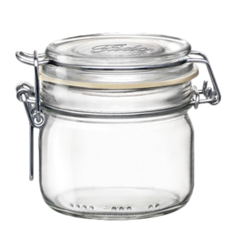 Fido Jar 7-3/4oz Clear w/Gskt