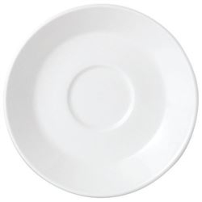 Simplicity Saucer 6 White