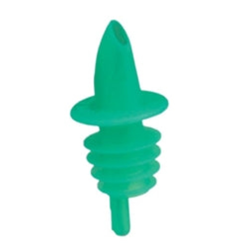 Spill-Stop Pourer, Plastic Green 1Dz/Bag – 350-04
