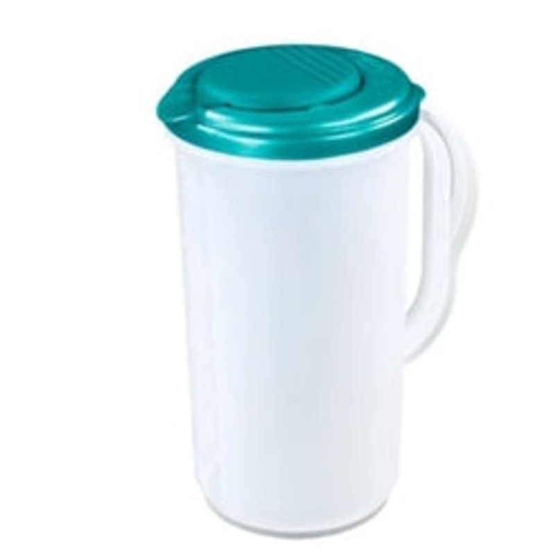 Steelite 2qt Round Pitcher, Blue Lid – 0482