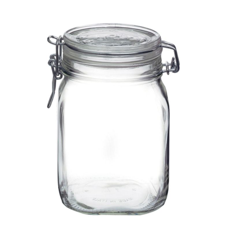 Steelite Fido Jar 37.75oz Clear w/Gasket – DZ