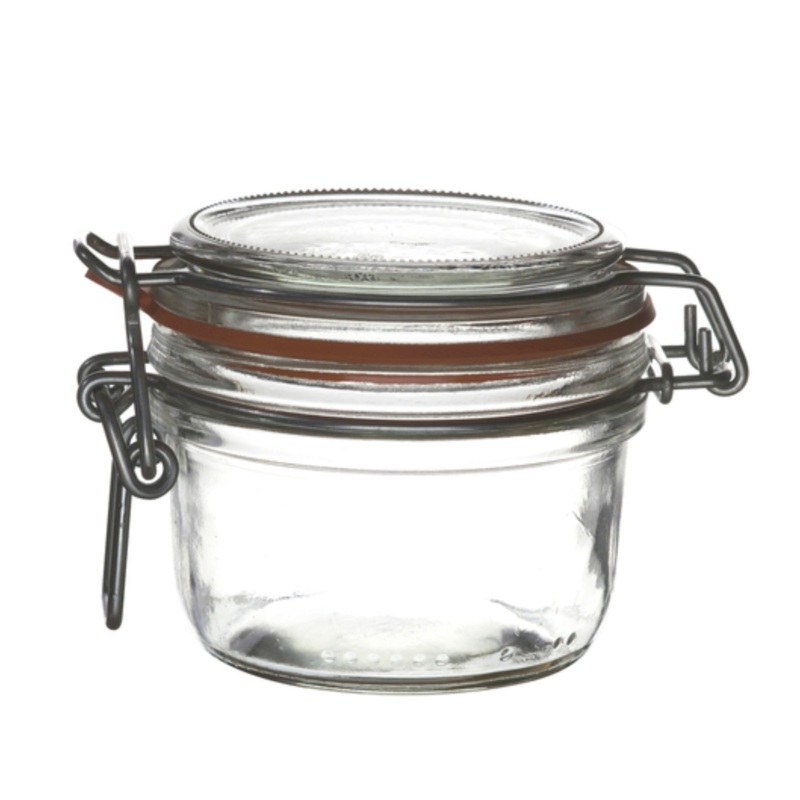 Steelite Fido Jar 6oz Clear w/Gasket – 4949Q459