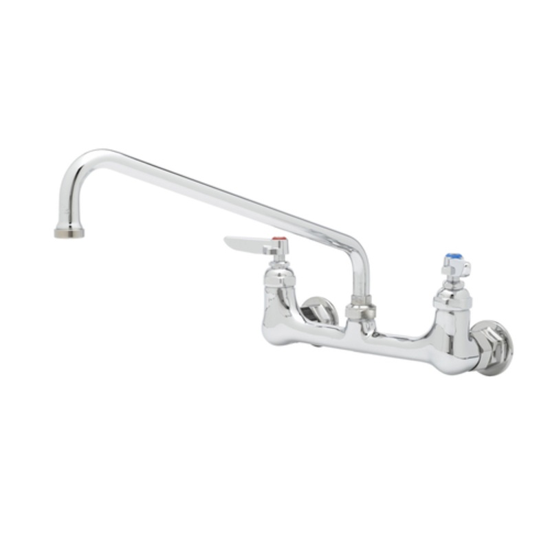 T&S Brass Equip Faucet, 12 Swing, 8 WM – B-0231-CR-M