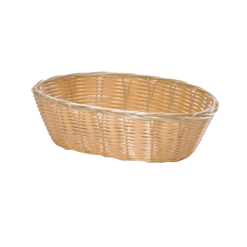 TableCraft Woven Oval Basket Natural, 10 x 6 1/2 x 3 – 1176W
