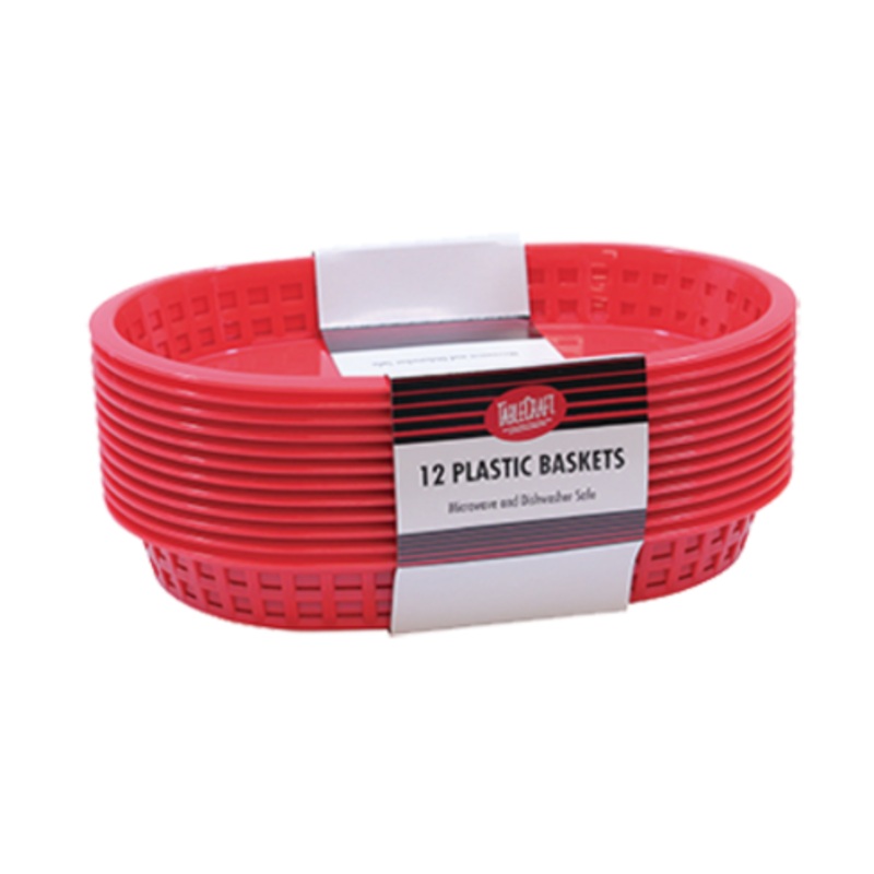 TableCraft – Basket Red 10-1/2 X 7 – TCPC1076R