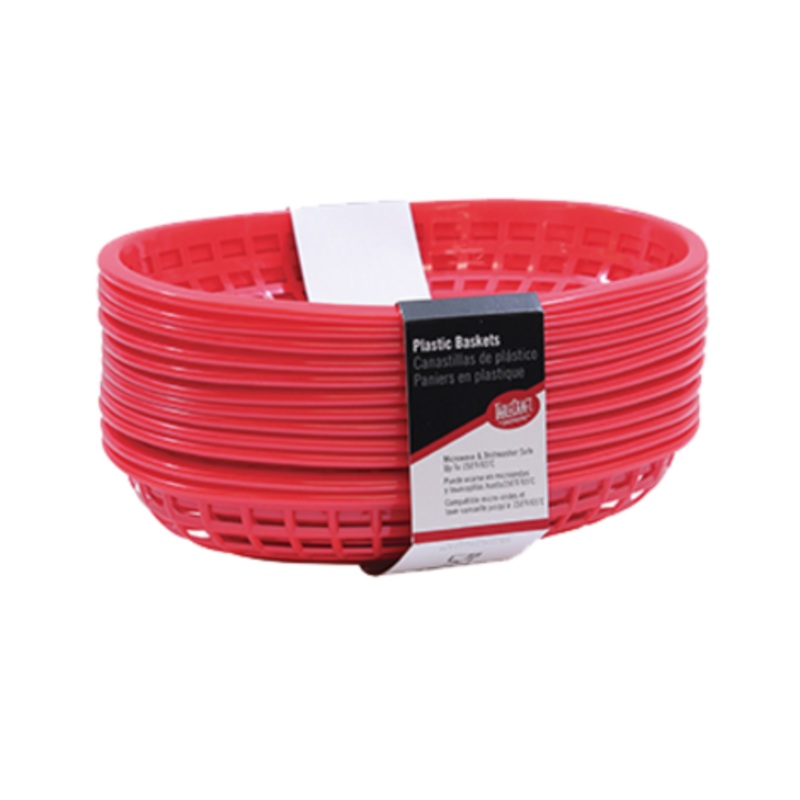 TableCraft – Bread Basket Red 9x6x2 – TCPC1074R