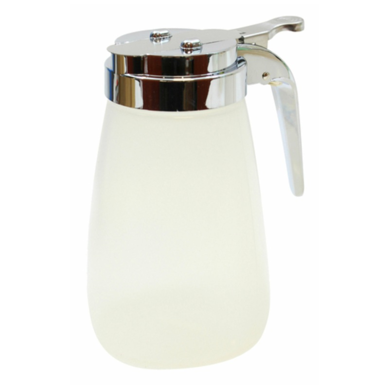 TableCraft – Dispenser Wht 10oz Chrome Top – TCPPP10