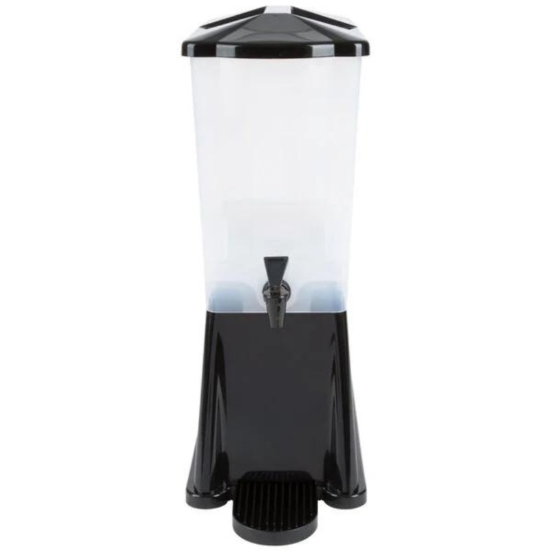 TableCraft Slimline Beverage Dispenser 3 Gallon Black – H353DP