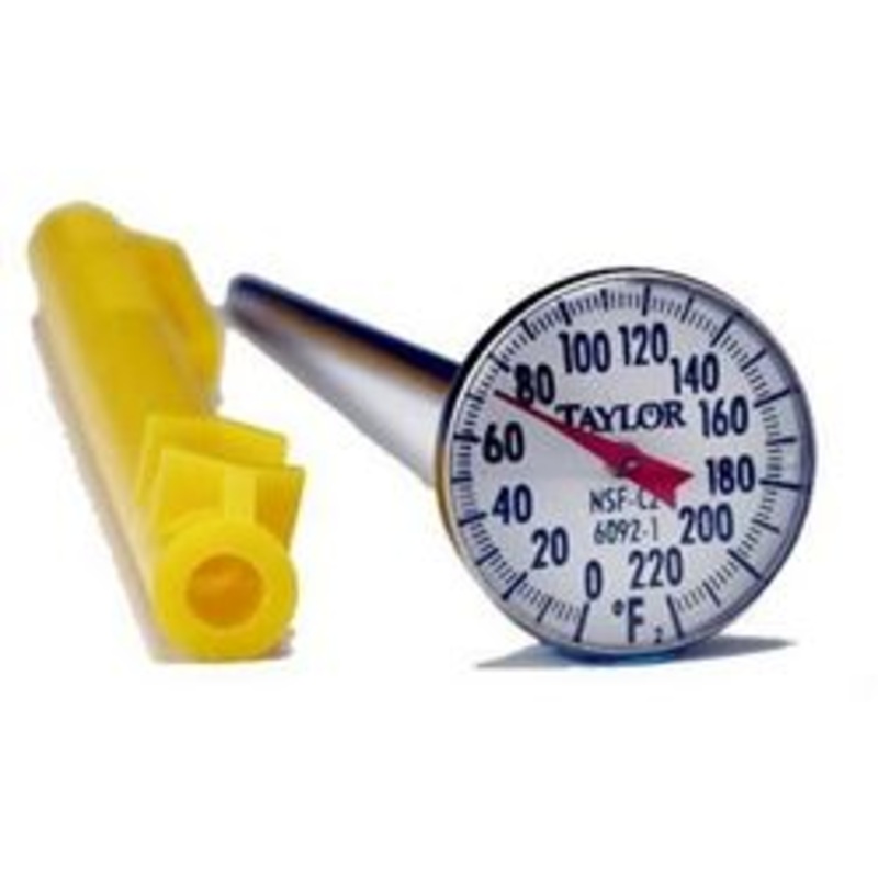 Taylor Precision Thermometer, Instant w/Anti-Bacterial Case – 3621