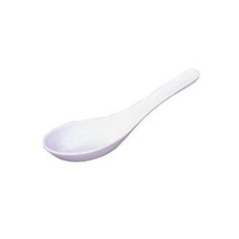 Town Soup Spoon, Asian Style Ceramic White 1Dz – 22802