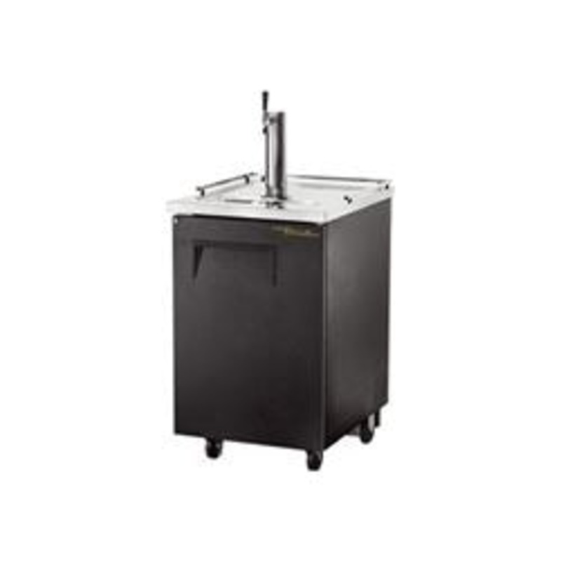 TRUE Refrigerator, Draft Beer Cooler 1 Door 1 Tower, Portable Black – TDD-1-HC