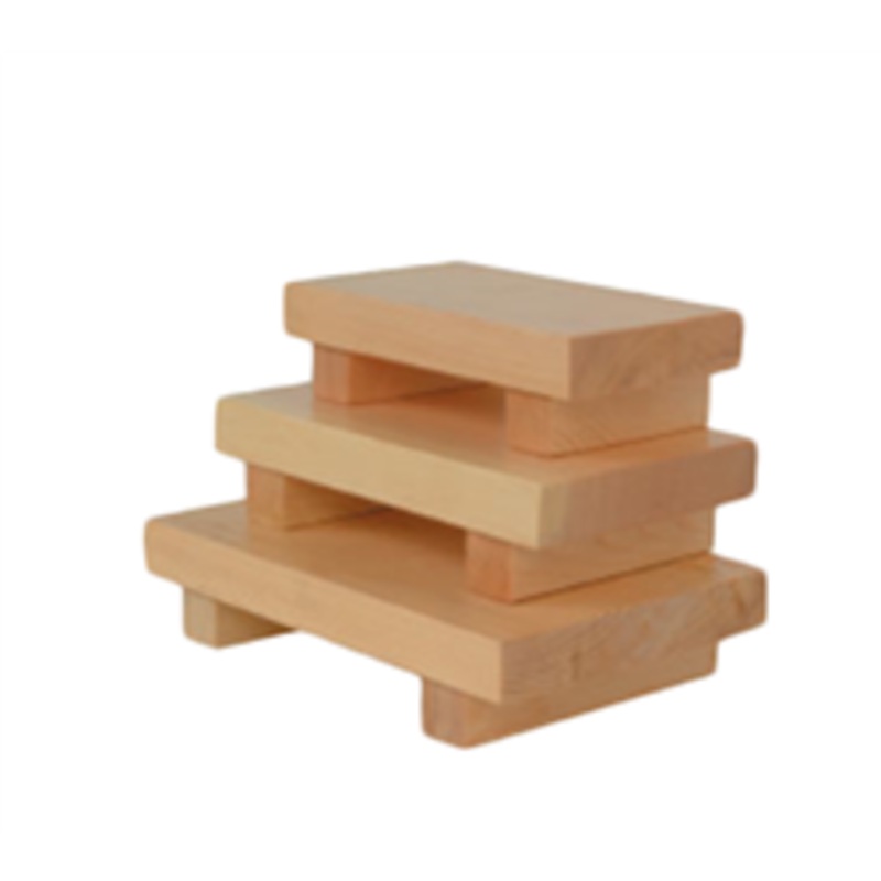 Wood Sushi Plate 4-3/4×8-1/2
