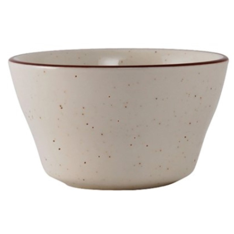 Tuxton Bowl, Bouillon 8 oz Brown Speckle Bahamas  – CS3D