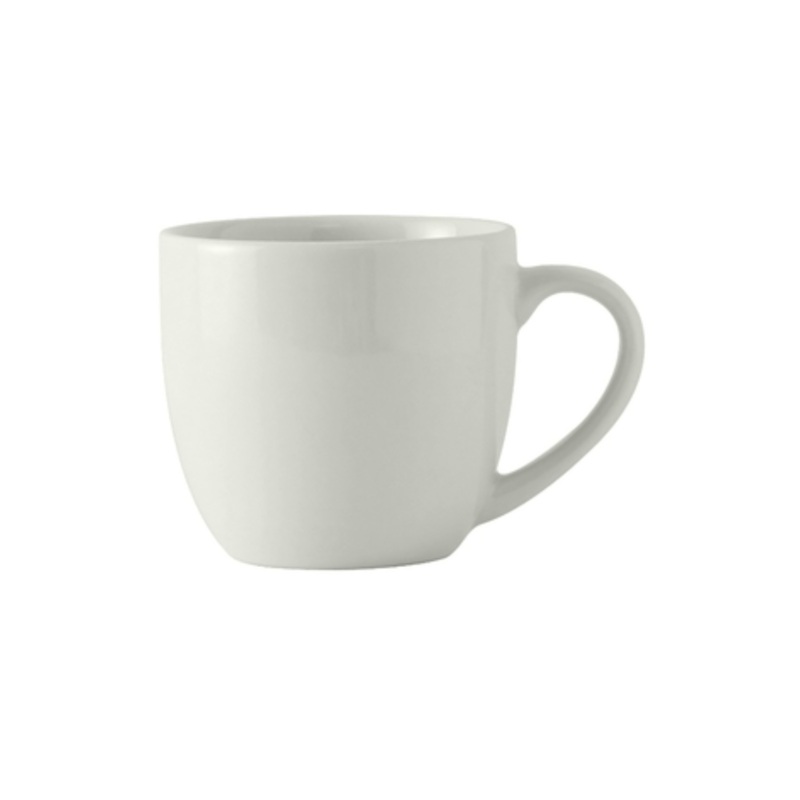 Tuxton Coffee Mug, 12 oz Porcelain Milano, White – CS2D