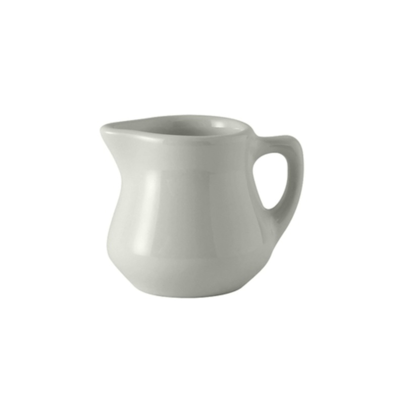 Tuxton Creamer, 3 1/2oz Plain Porcelain White – CS1D