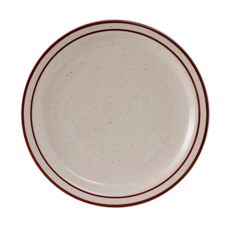 Tuxton Plate, 9 Brown Speckle Bahamas Pattern – CS2D