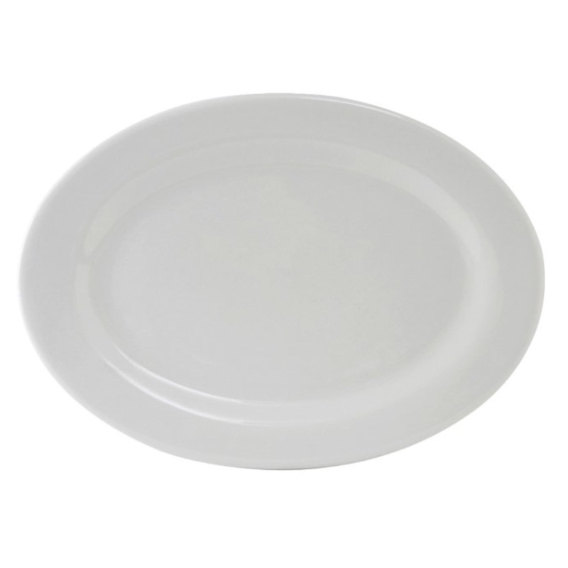 Tuxton Platter, 13 3/4 Plain White Alaska Pattern – CS1D