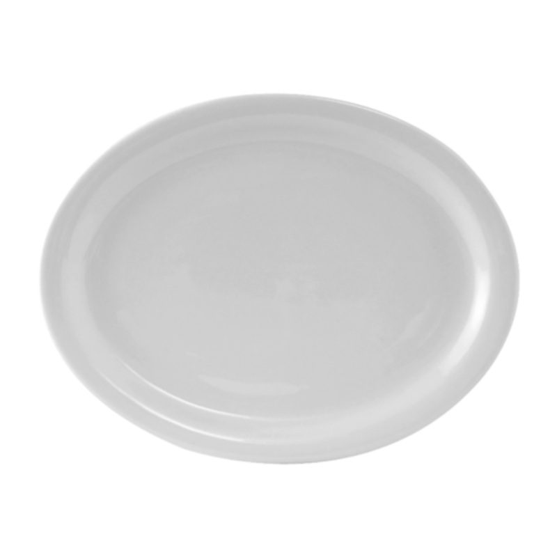 Tuxton Platter, 9 3/4 Narrow Rim White Colorado – CS2D