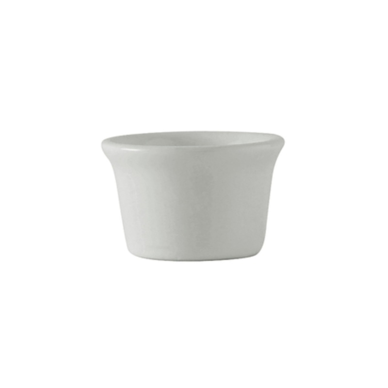 Tuxton Ramekin, 1 1/2oz Smooth Sides Porcelain White – CS4D