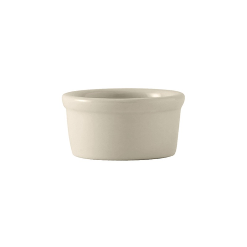 Tuxton Ramekin, 2 1/2oz Smooth Sides Plain – Eggshell – CS4D