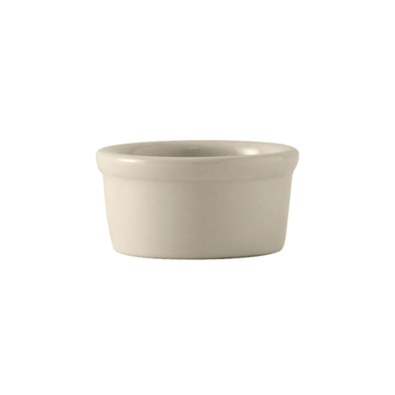 Tuxton Ramekin, 3 1/4oz Smooth Sides Plain – Eggshell – EA
