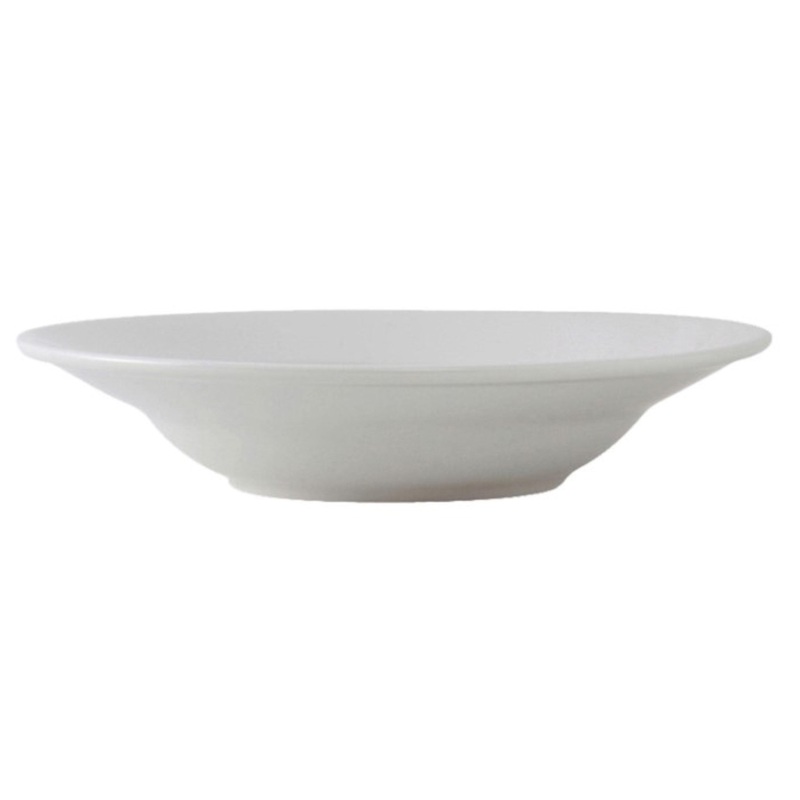 Tuxton Rim Soup, 9 1/2oz Bowl, Plain White Alaska – CS2D