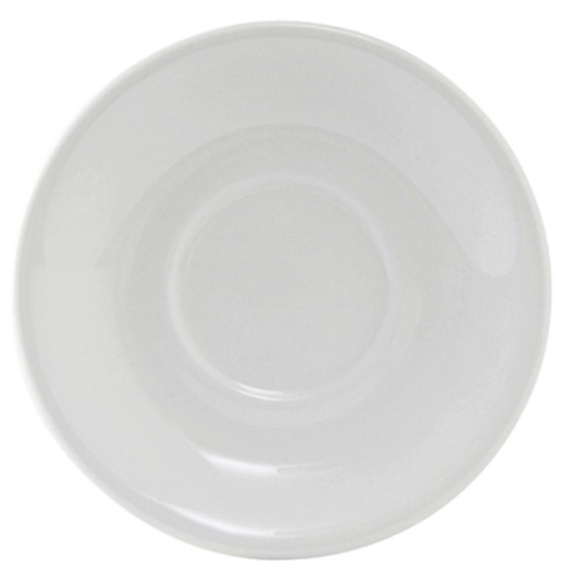 Tuxton Saucer, Demitasse/AD Plain White Alaska – CS3D