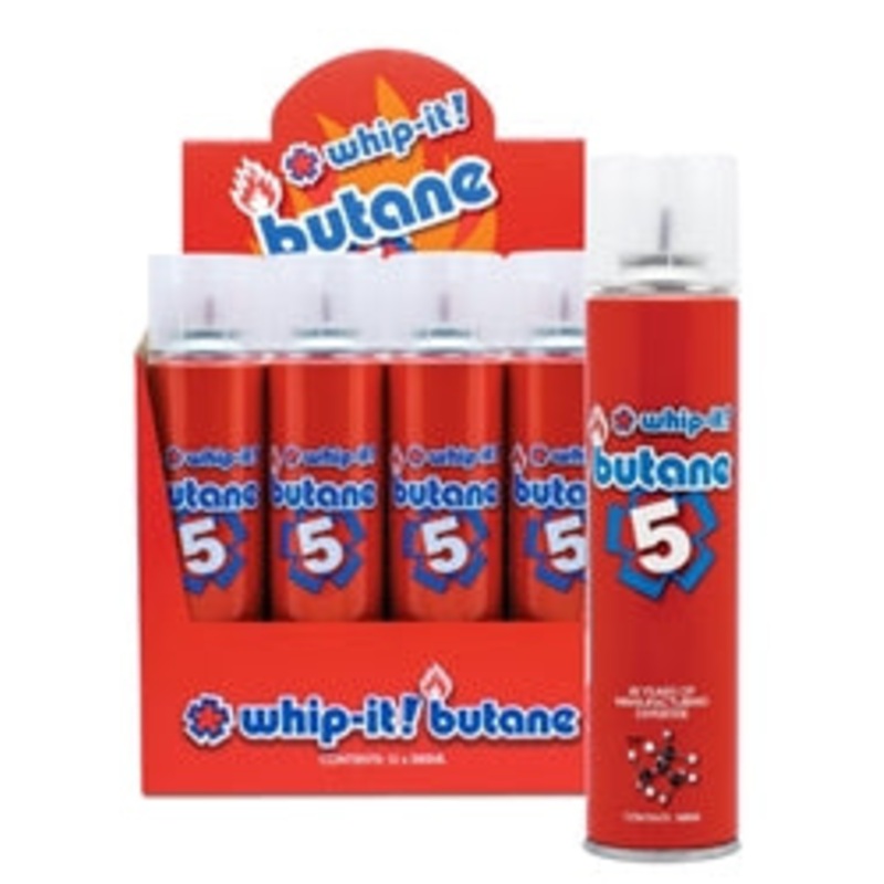 United Brands Butane Torch Fuel, 300ml, Included Metal Fill Tip and 5 Assorted Tip Adapters – CS12E