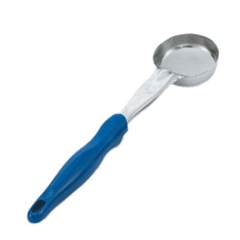 Vollrath Spoodle 2 oz 1-Piece Heavy/Duty, Solid Round Bowl, Blue Handle  – 6433230
