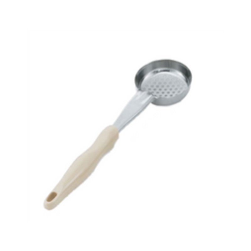 Vollrath Spoodle 3 oz 1-Piece Heavy/Duty, Perforated Round Bowl, Ivory Handle  – 6432335