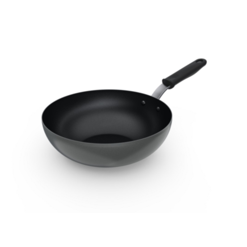 Vollrath Wok Pan, 11 CarbonSteel – Non-Stick – 59950