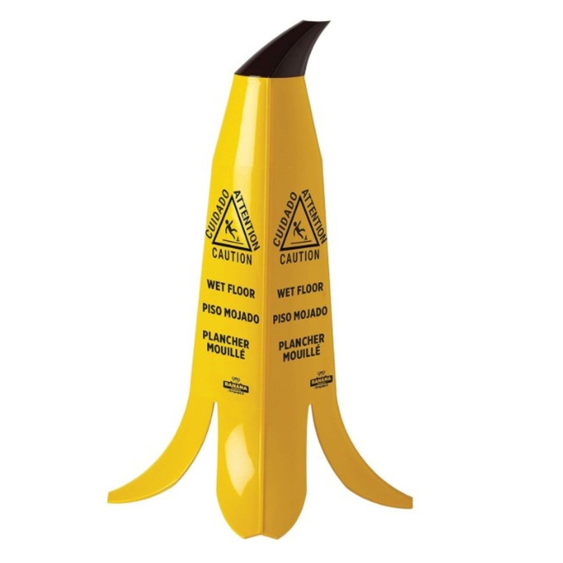 Banana Products Safety Cone Banana Trilingual – B1001