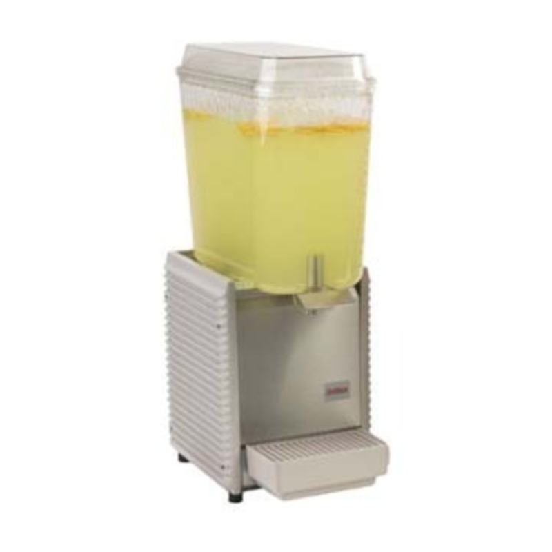 Grindmaster – Single 5G Elec Bev Dispenser, Plastic Side Panels and Drip Tray – D15-4