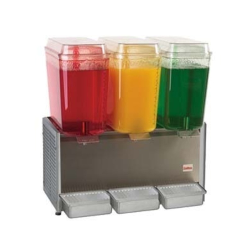 Grindmaster – Triple (3) G Elec Bev Dispenser, Plastic Side Panels and Drip Tray – D35-4