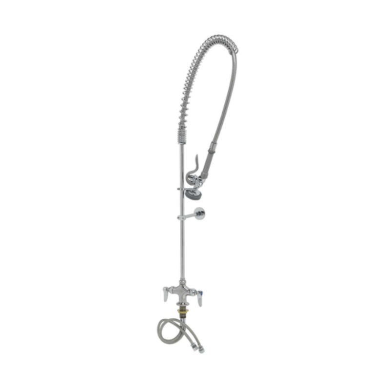 T&S Brass – Pre-Rinse Unit, Deck Mount, Single Hole – T-SB-0113-CR-B