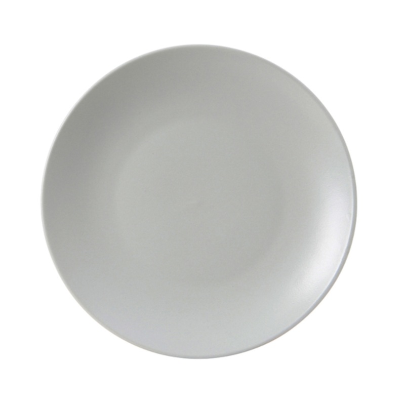 Tuxton  Plate, 10-1/4 Coupe,Matte Gray –