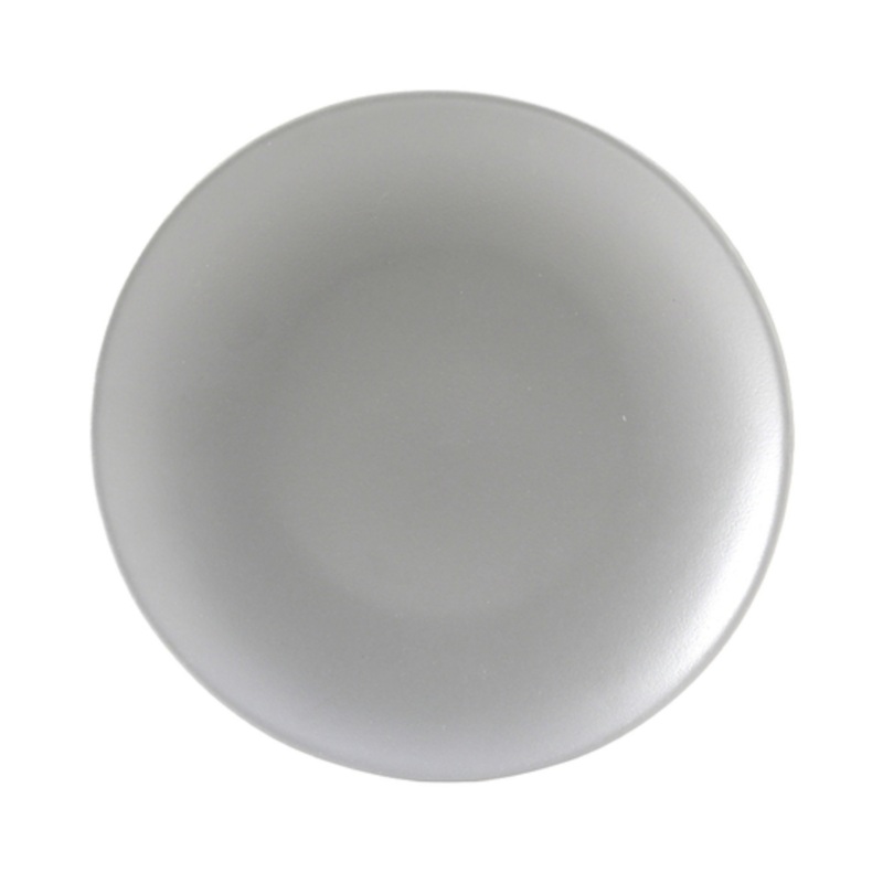 Tuxton  Plate, 9, Coupe, Matte Gray – TUXVGA-090