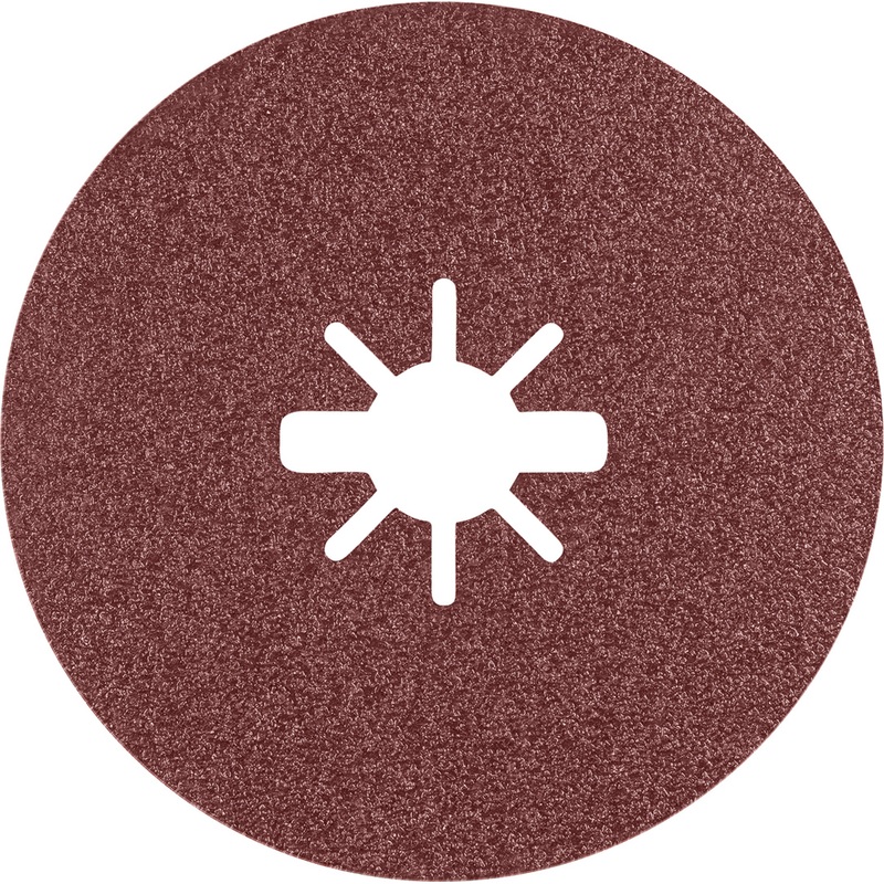 Bosch EXPERT R781 Prisma Ceramic X-LOCK Fibre Disc 115mm 22.23mm G 60 5-pc 2608621780