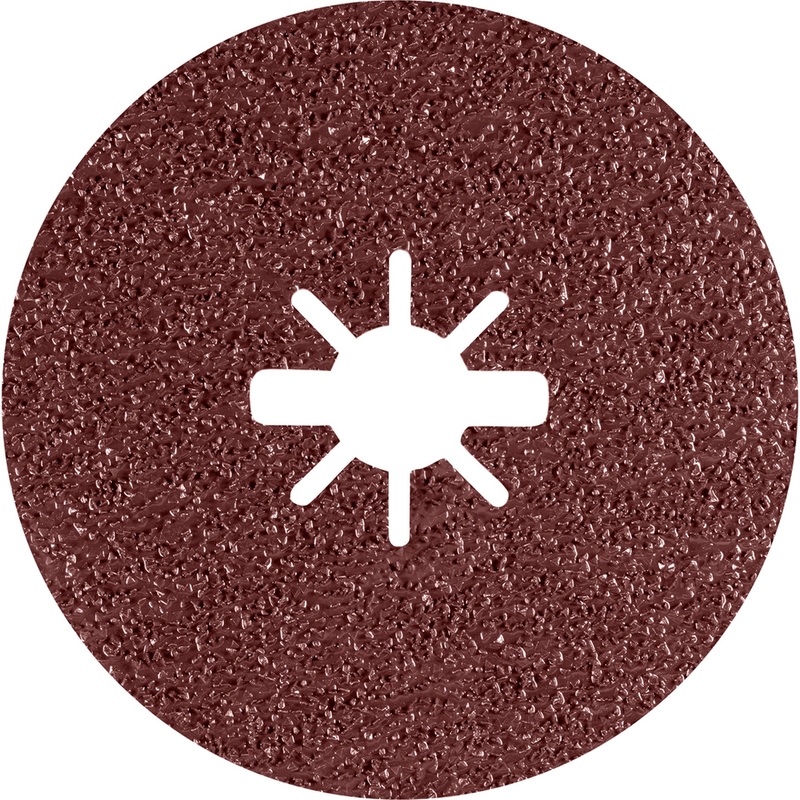 Bosch EXPERT R781 Prisma Ceramic X-LOCK Fibre Disc 125mm 22.23mm G 36 5-pc 2608621782