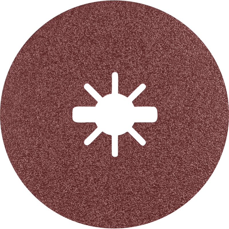 Bosch EXPERT R781 Prisma Ceramic X-LOCK Fibre Disc 125mm 22.23mm G 80 2608621796