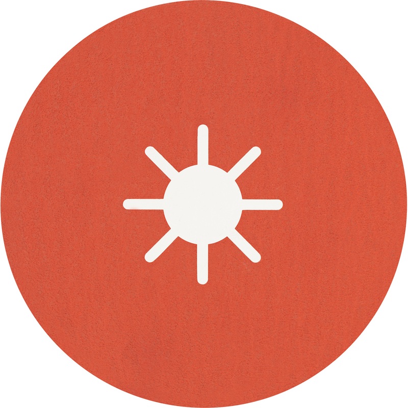 Bosch EXPERT R782 Prisma Ceramic Fibre Disc 180mm 22.23mm G 120 2608621831