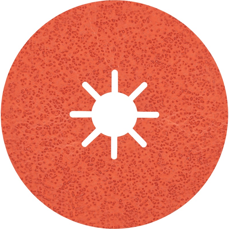 Bosch EXPERT R782 Prisma Ceramic Fibre Disc 180mm 22.23mm G 36 2608621828