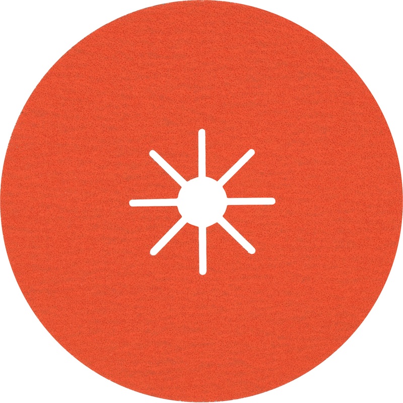 Bosch EXPERT R782 Prisma Ceramic Fibre Disc 180mm 22.23mm G 80 2608621830