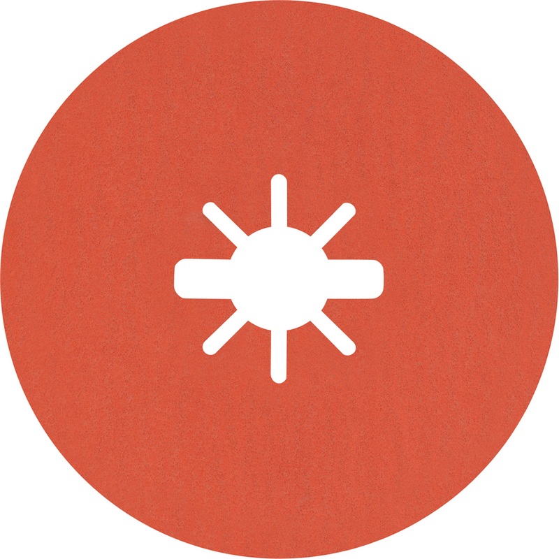 Bosch EXPERT R782 Prisma Ceramic X-LOCK Fibre Disc 115mm 22.23mm G 120 2608621823