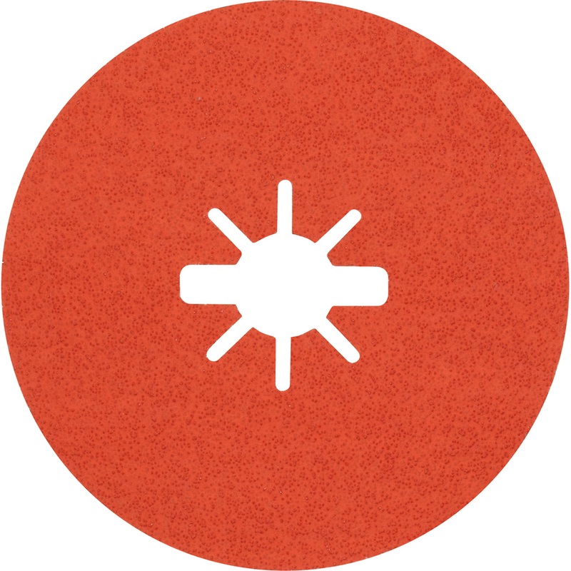 Bosch EXPERT R782 Prisma Ceramic X-LOCK Fibre Disc 125mm 22.23mm G 60 2608621825