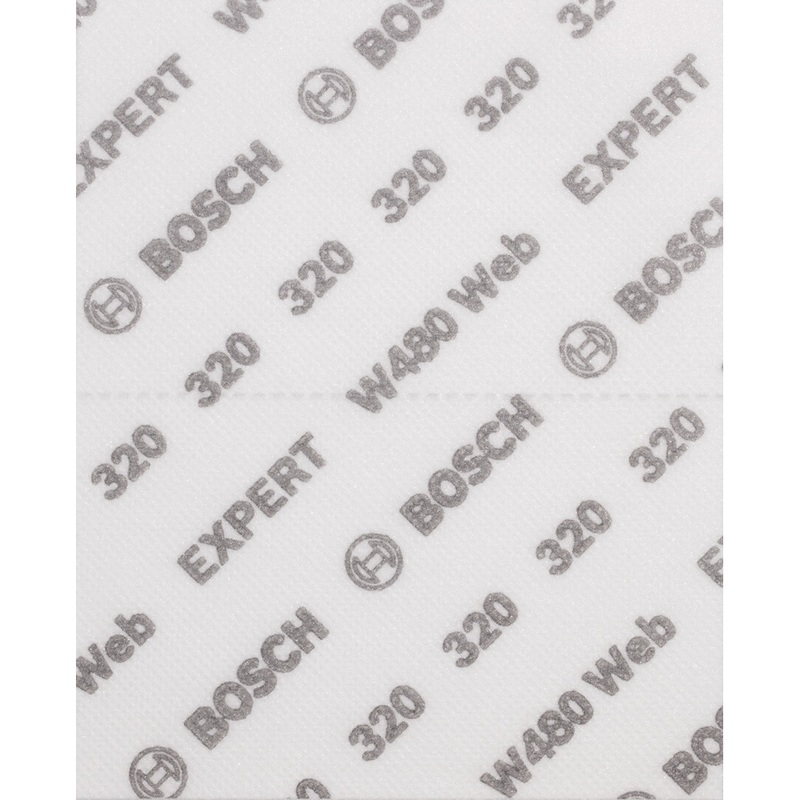 Bosch EXPERT W480 Web 1/4 Hand Sanding Sheet 115x140mm G320 2608902384
