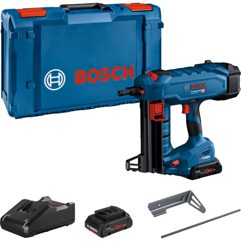 Bosch GNB 18V-38 (2x ProCORE18V 4.0Ah, GAL 18V-40, XL-BOXX) BITURBO BRUSHLESS Concrete N/Gun Cordless 06019L7071