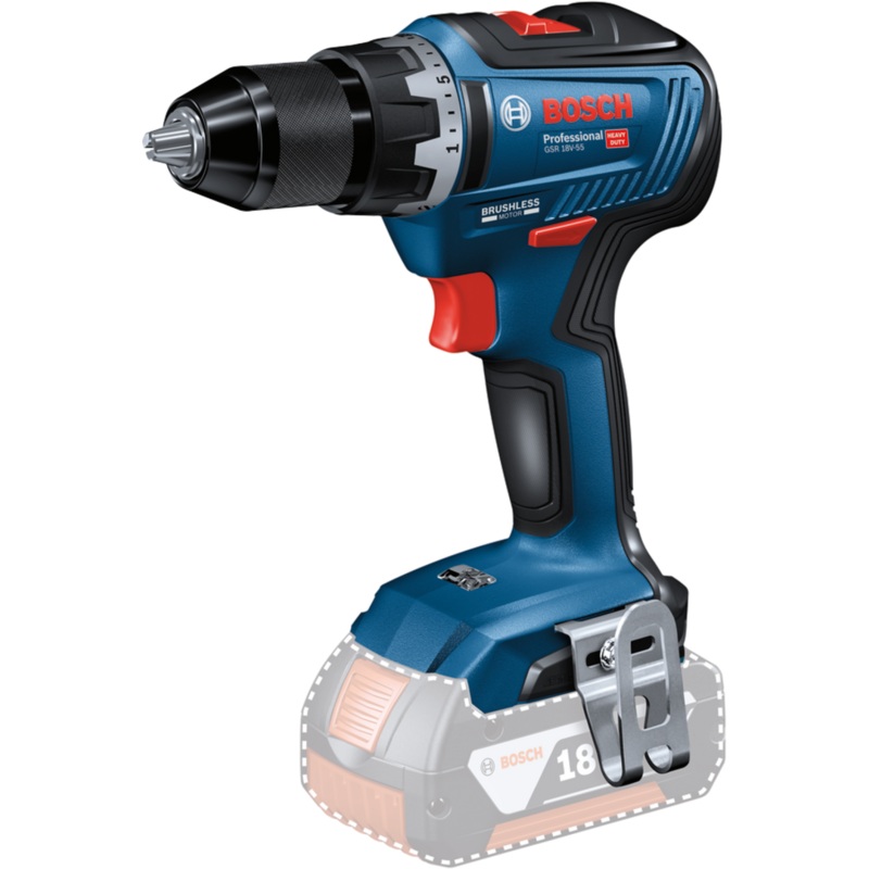 Bosch GSR 18V-55 (body only, carton) BRUSHLESS 18V D/Driver Cordless 06019H5202