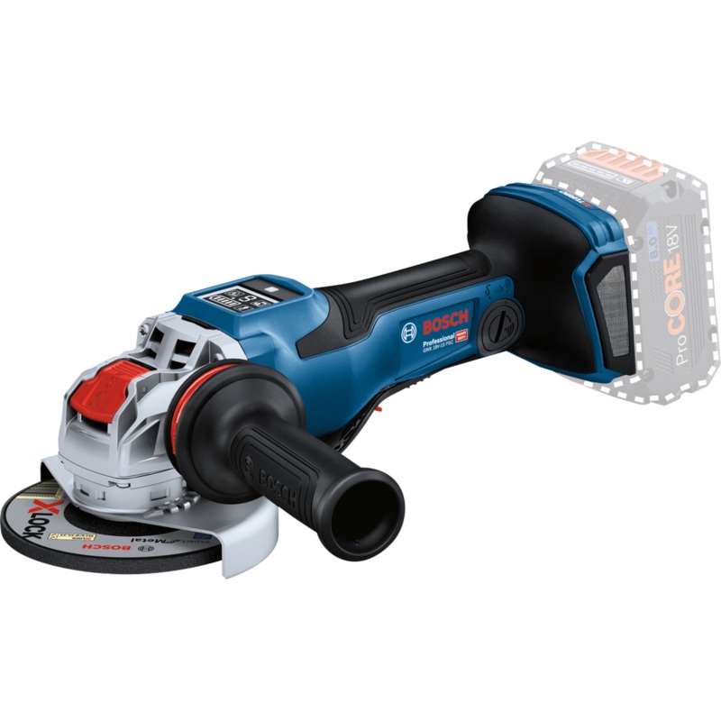 Bosch GWX 18V-15 PSC 125mm (body only, carton) + GCY 42 (CoMo) BITURBO BRUSHLESS X-LOCK 18V A/Grinder Cordless 06019H6G00
